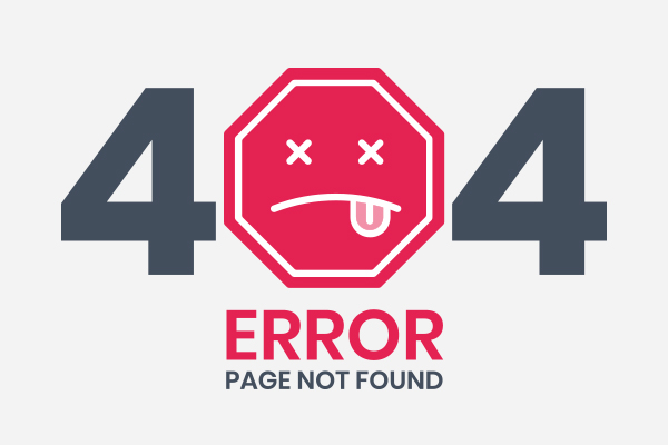 Error 404, page not found